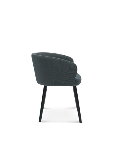 Fotel z podłokietnikami Skip B-1524, bukowy, tapicerowane siedzisko i oparcie, FAMEG Fotel z podłokietnikami Skip B-1524, bukowy, tapicerowane siedzisko i oparcie, FAMEG