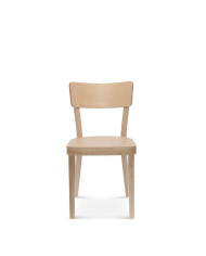 Krzesło Solid A-9449, dębowe, twarde siedzisko, FAMEG