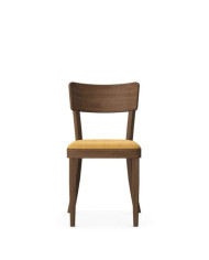 Krzesło Solid A-9449, dębowe, tapicerowane siedzisko, FAMEG