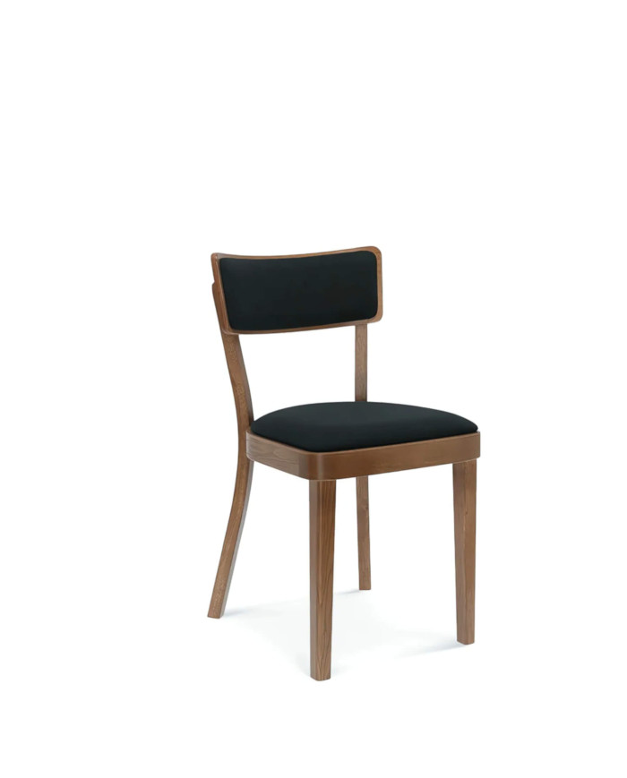Krzesło Solid A-9449/1, dębowe, tapicerowane siedzisko i oparcie, FAMEG