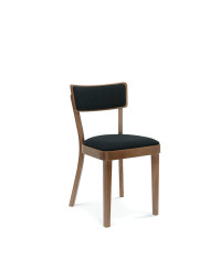Krzesło Solid A-9449/1, dębowe, tapicerowane siedzisko i oparcie, FAMEG