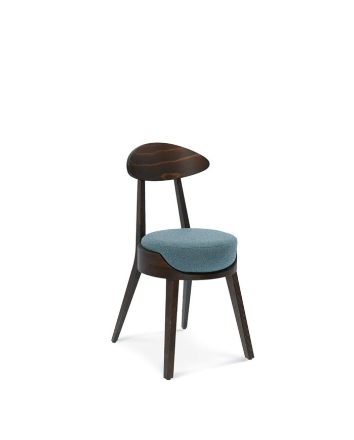 Krzesło Solid A-9449, bukowe, tapicerowane siedzisko, FAMEG