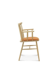Fotel z podłokietnikami Wand B-1102/1, tapicerowane siedzisko, FAMEG
