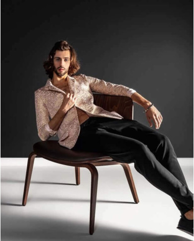 Fotel Hips B-1802, bukowy, tapicerowane siedzisko, FAMEG Fotel Hips B-1802, bukowy, tapicerowane siedzisko, FAMEG