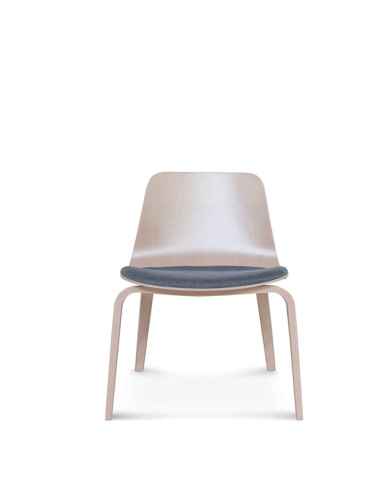 Fotel Hips B-1802, dębowy, tapicerowane siedzisko, FAMEG Fotel Hips B-1802, dębowy, tapicerowane siedzisko, FAMEG