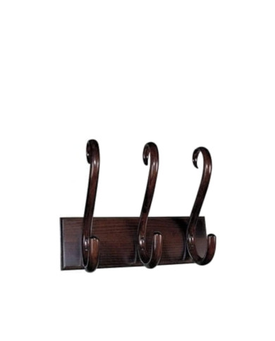 Wieszak P-9956, gięty, bukowy, mocowany do ściany, FAMEG