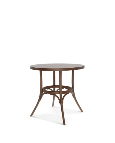 Stół okrągły ST-0006, Ø 80 cm, grubość blatu 3.5 cm, gięty, bukowy, 80/70/80 cm, FAMEG Stół okrągły ST-0006, Ø 80 cm, grubość blatu 3.5 cm, gięty, bukowy, 80/70/80 cm, FAMEG