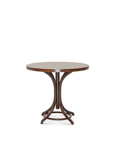 Stół okrągły ST-9006, Ø 80 cm, grubość blatu 3.5 cm, gięty, bukowy, 80/70/80 cm, FAMEG Stół okrągły ST-9006, Ø 80 cm, grubość blatu 3.5 cm, gięty, bukowy, 80/70/80 cm, FAMEG