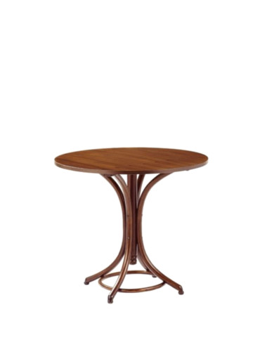 Stół okrągły ST-9006, Ø 80 cm, grubość blatu 1.9 cm, gięty, bukowy, 80/70/80 cm, FAMEG Stół okrągły ST-9006, Ø 80 cm, grubość blatu 1.9 cm, gięty, bukowy, 80/70/80 cm, FAMEG