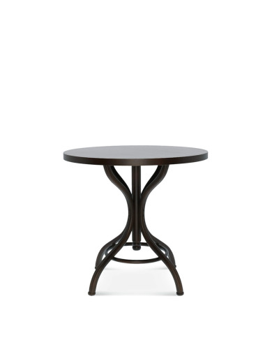 Stół okrągły ST-9718, Ø 80 cm, grubość blatu 3.5 cm, gięty, bukowy, 80/75/80 cm, FAMEG Stół okrągły ST-9718, Ø 80 cm, grubość blatu 3.5 cm, gięty, bukowy, 80/75/80 cm, FAMEG