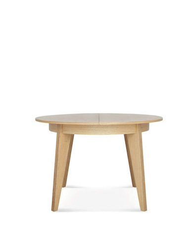 Stół okrągły ST-1703 Senales, Ø 115 cm, dębowy, rozkładany, 1 dodatkowy wkład, 115-155/76/115 cm, FAMEG Stół okrągły ST-1703 Senales, Ø 115 cm, dębowy, rozkładany, 1 dodatkowy wkład, 115-155/76/115 cm, FAMEG