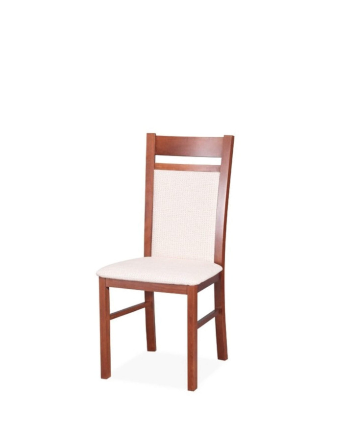 Krzesło KT25, tapicerowane siedzisko i oparcie, stelaż bukowy, DREW-MARK