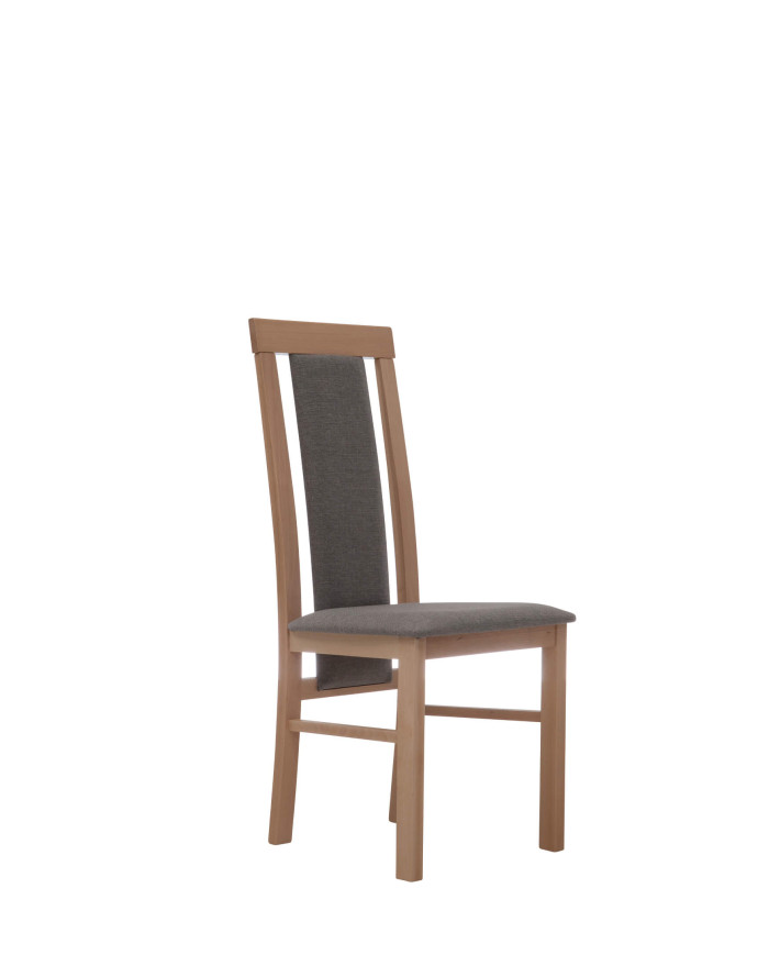 Krzesło KT30, tapicerowane siedzisko i oparcie, stelaż bukowy, DREW-MARK