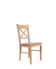 Krzesło KT22, tapicerowane siedzisko, stelaż bukowy, DREW-MARK