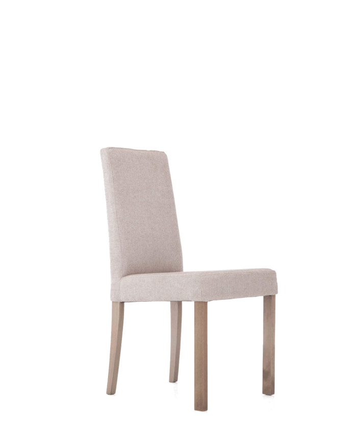 Krzesło KT20, tapicerowane siedzisko i oparcie, stelaż bukowy, DREW-MARK