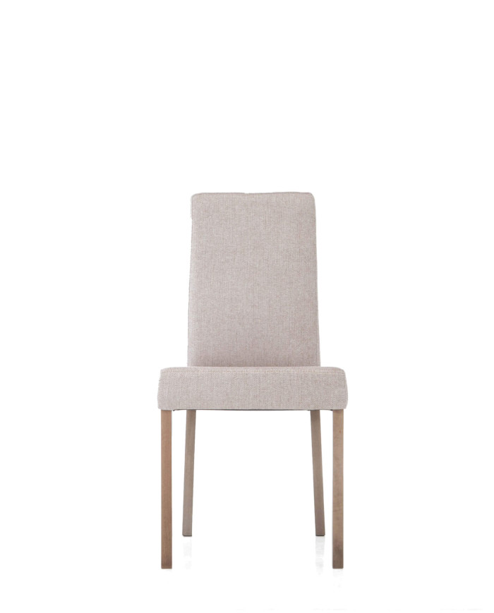 Krzesło KT20, tapicerowane siedzisko i oparcie, stelaż bukowy, DREW-MARK