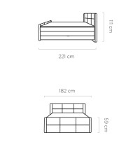 Łóżko kontynentalne Stella 160x200 cm, boxspring, tapicerowane, materace, pojemniki, Wersal