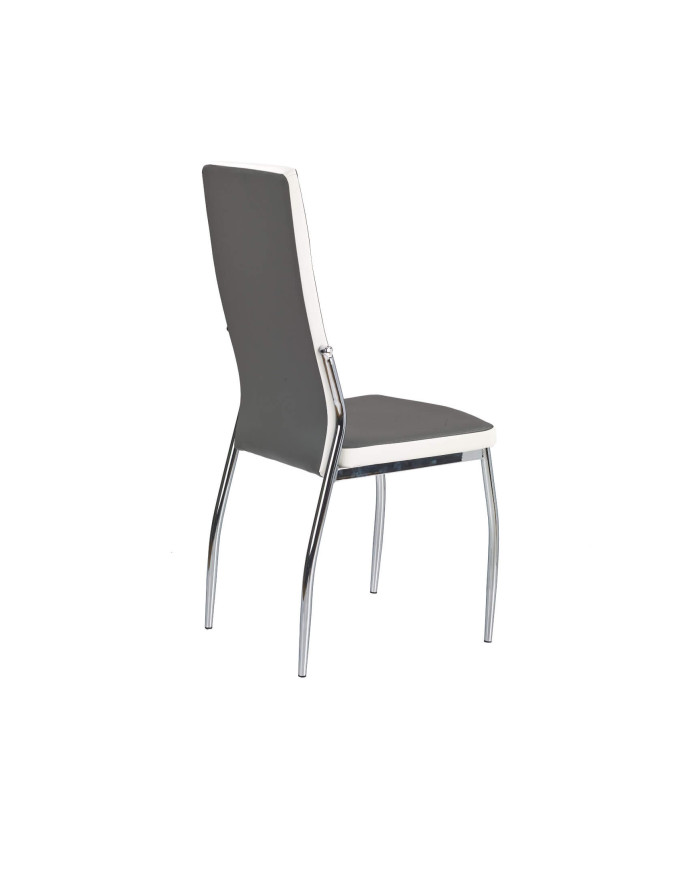 Krzesło K210 Popielate/białe-2
