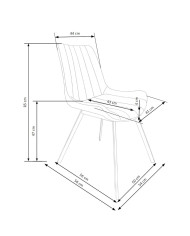 Krzesło K279 Popielate-6