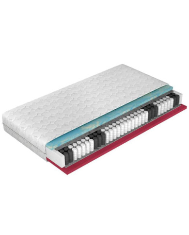 Materac Live Marble, 90x200 cm, pianka Hybryda, pianka poliuretanowa, sprężyny kieszeniowe, zdejmowany pokrowiec, H2, WERSAL