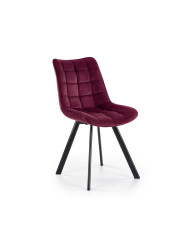 Krzesło K332 Bordowe/Czarne-1