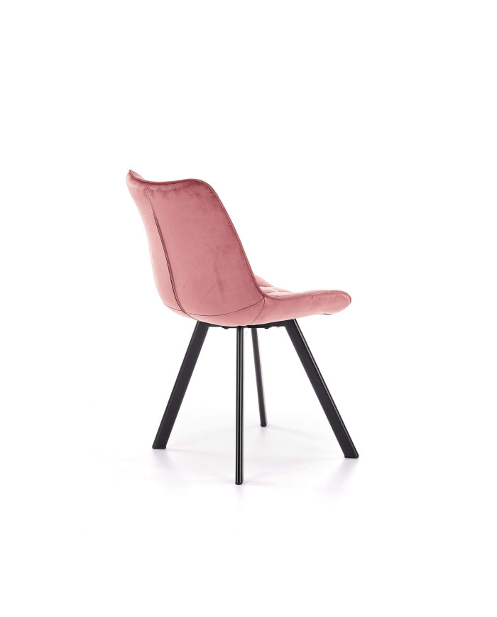 Krzesło K332 Różowe/czarne-4