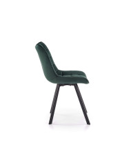 Krzesło K332 Ciemnozielone/czarne-3