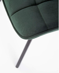 Krzesło K332 Ciemnozielone/czarne-5
