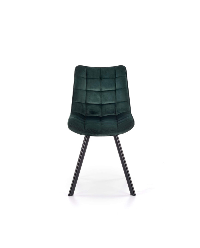 Krzesło K332 Ciemnozielone/czarne-2