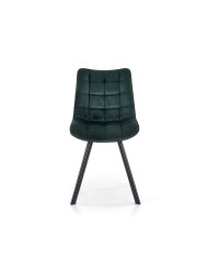 Krzesło K332 Ciemnozielone/czarne-2