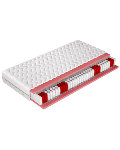 Materac Pocket Plus, 80x200 cm, pianka poliuretanowa, sprężyny kieszeniowe, zdejmowany pokrowiec, H2, WERSAL Materac Pocket Plus, 80x200 cm, pianka poliuretanowa, sprężyny kieszeniowe, zdejmowany pokrowiec, H2, WERSAL
