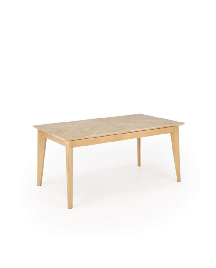 Stół Edmondo, rozkładany, dąb naturalny, 160-240/90/75 cm