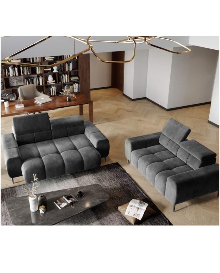 Sofa Plaza 3,5 regulowane zagłówki, Wersal