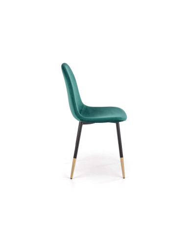 Krzesło K379 Ciemnozielone/złote-3 Krzesło K379 Ciemnozielone/złote-3