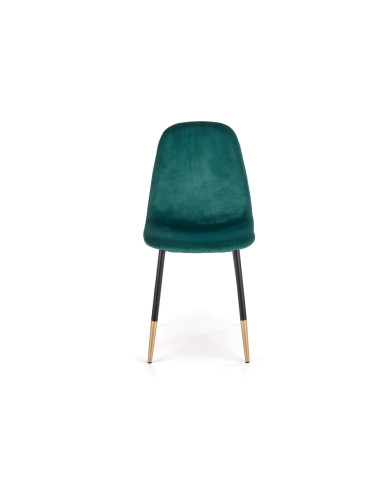 Krzesło K379 Ciemnozielone/złote-2 Krzesło K379 Ciemnozielone/złote-2