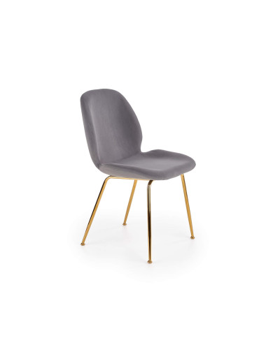 Krzesło K381 Popielate/złote-1 Krzesło K381 Popielate/złote-1