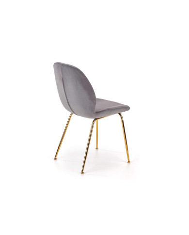 Krzesło K381 Popielate/złote-4 Krzesło K381 Popielate/złote-4