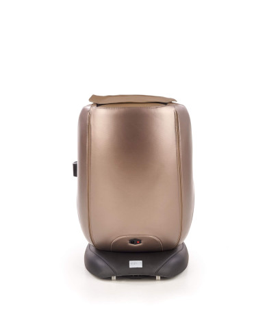 Fotel Dopio, beżowy, z funkcją masażu, gniazdo USB, uchwyt na napoje, ekoskóra, HALMAR Fotel Dopio, beżowy, z funkcją masażu, gniazdo USB, uchwyt na napoje, ekoskóra, HALMAR