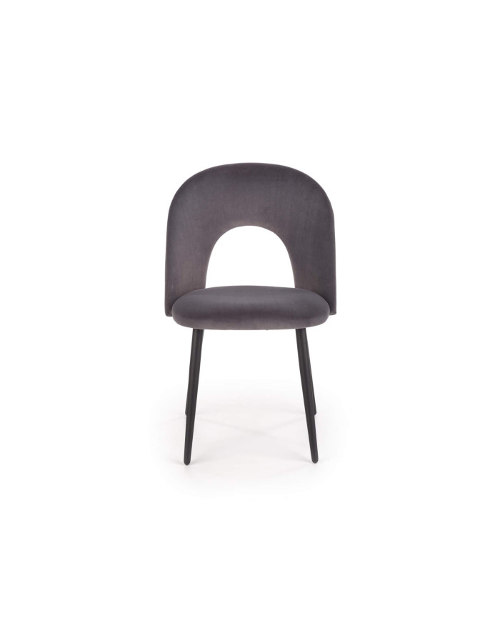 Krzesło K384 Popielate/czarne-2