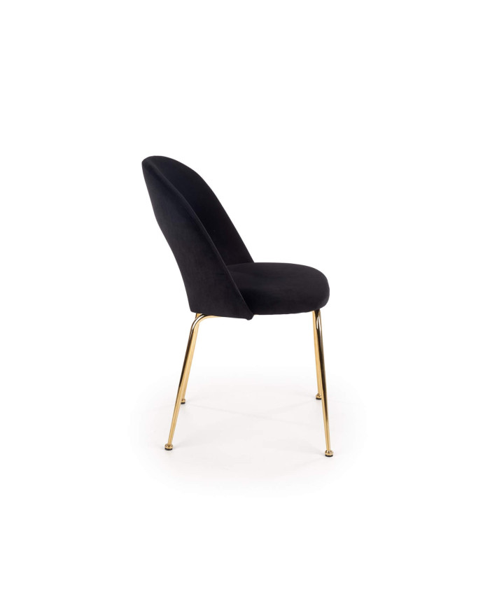 Krzesło K385 Czarne/złote-3