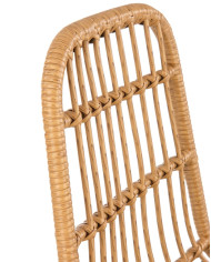 Krzesło K401 Rattan syntetyczny/ naturalne/ czarne