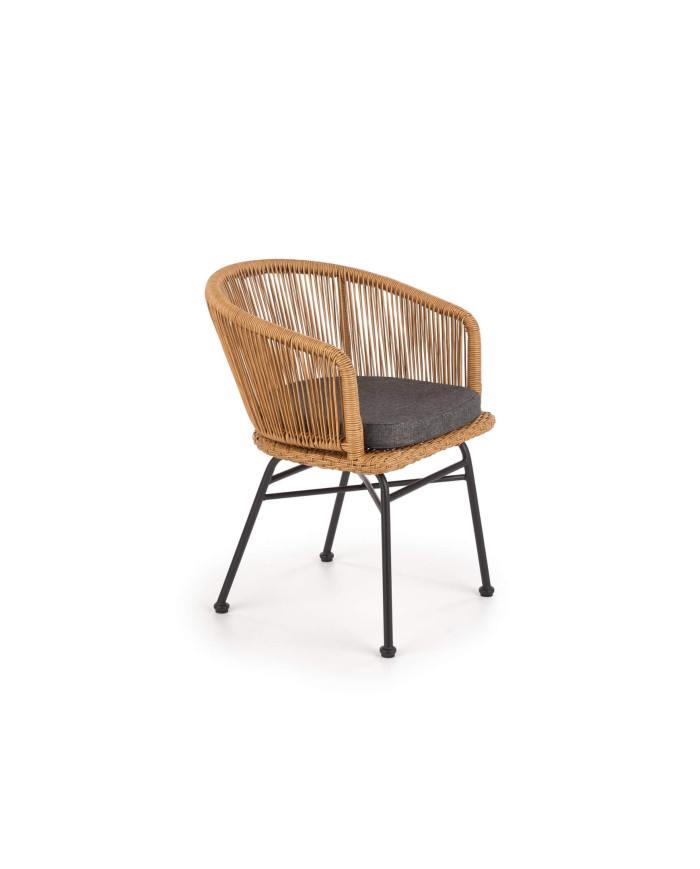 Krzesło K400 Naturalne/popielate-1