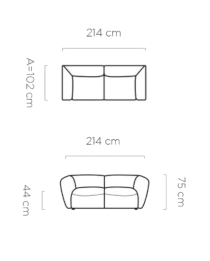 Sofa Candelo S 70, Wersal