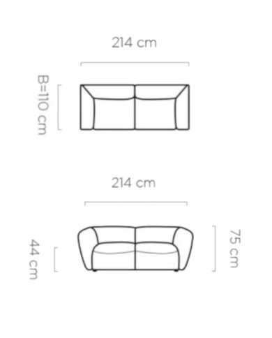 Sofa Candelo S 80, Wersal Sofa Candelo S 80, Wersal