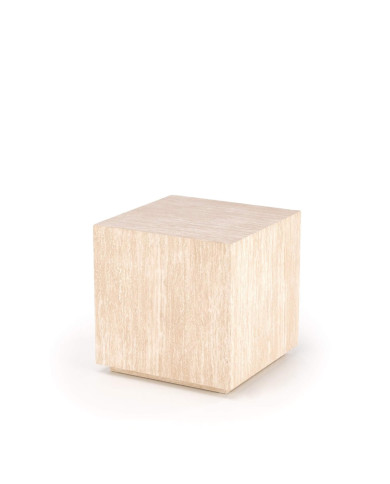Stolik kawowy Travertinio S, kwadratowy, trawertyn, 45x45x45 cm, HALMAR Stolik kawowy Travertinio S, kwadratowy, trawertyn, 45x45x45 cm, HALMAR