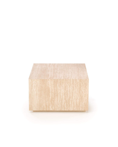 Stolik kawowy Travertinio, kwadratowy, trawertyn, 60x60x36 cm, HALMAR Stolik kawowy Travertinio, kwadratowy, trawertyn, 60x60x36 cm, HALMAR