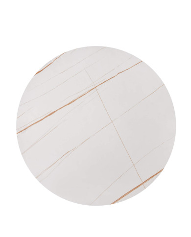 Stoliki kawowe Fatima, 2w1, biały marmur, metalowa złota podstawa, HALMAR Stoliki kawowe Fatima, 2w1, biały marmur, metalowa złota podstawa, HALMAR