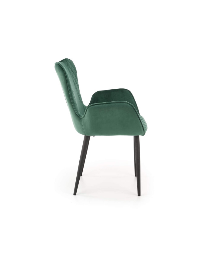 Krzesło K427 Ciemnozielone-3