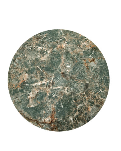 Stoliki kawowe Ines 2w1, okrągłe, zielony marmur, metalowa czarna podstawa, HALMAR Stoliki kawowe Ines 2w1, okrągłe, zielony marmur, metalowa czarna podstawa, HALMAR