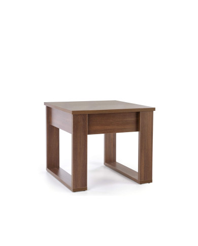 Stolik kawowy Nea z szufladą, ciemny orzech, kwadratowy, 60/60/52 cm, HALMAR Stolik kawowy Nea z szufladą, ciemny orzech, kwadratowy, 60/60/52 cm, HALMAR